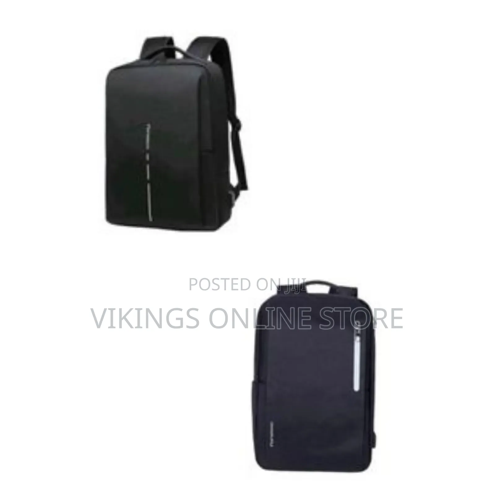 Anti Theft Laptop Bag With Charging Port Black/ Blue