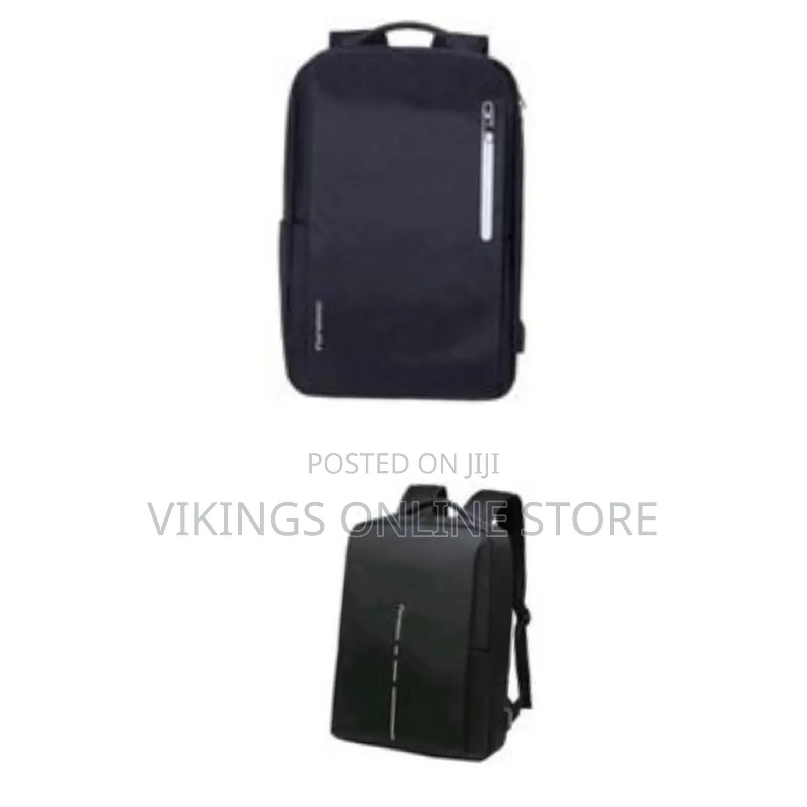 Anti Theft Laptop Bag With Charging Port Black/ Blue