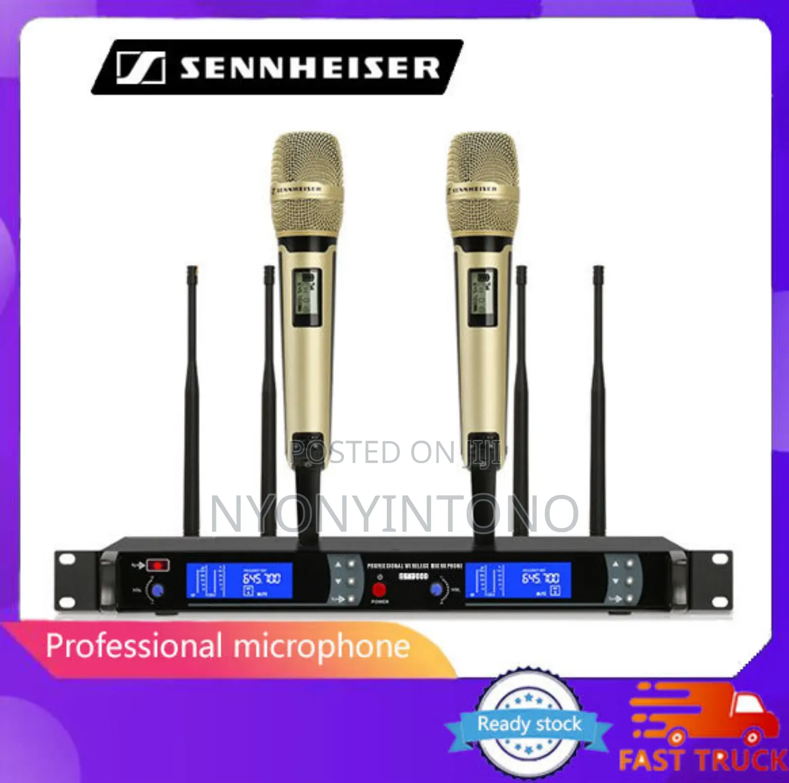 Sennheiser Wide Range Wireless Microphones With Crystal Clear Sound