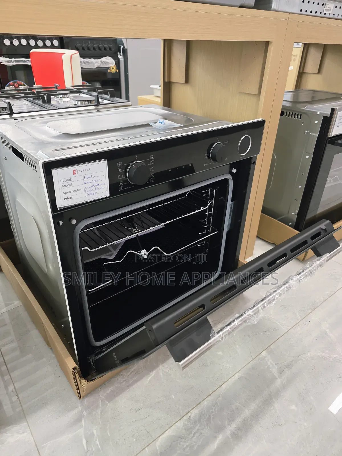 Black Blueflame 60cm Built-in Electric Oven