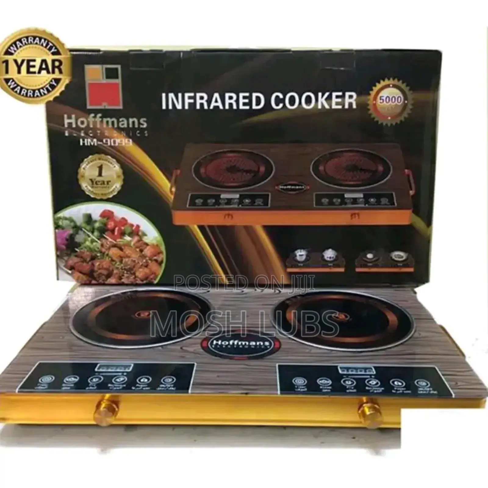 Hoffmans Double Ceramic Infrared Induction Coolee