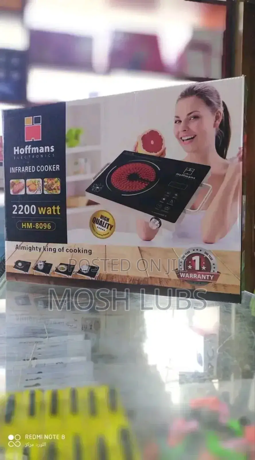 Hoffmans Single Ceramic Infrared Induction Cooker
