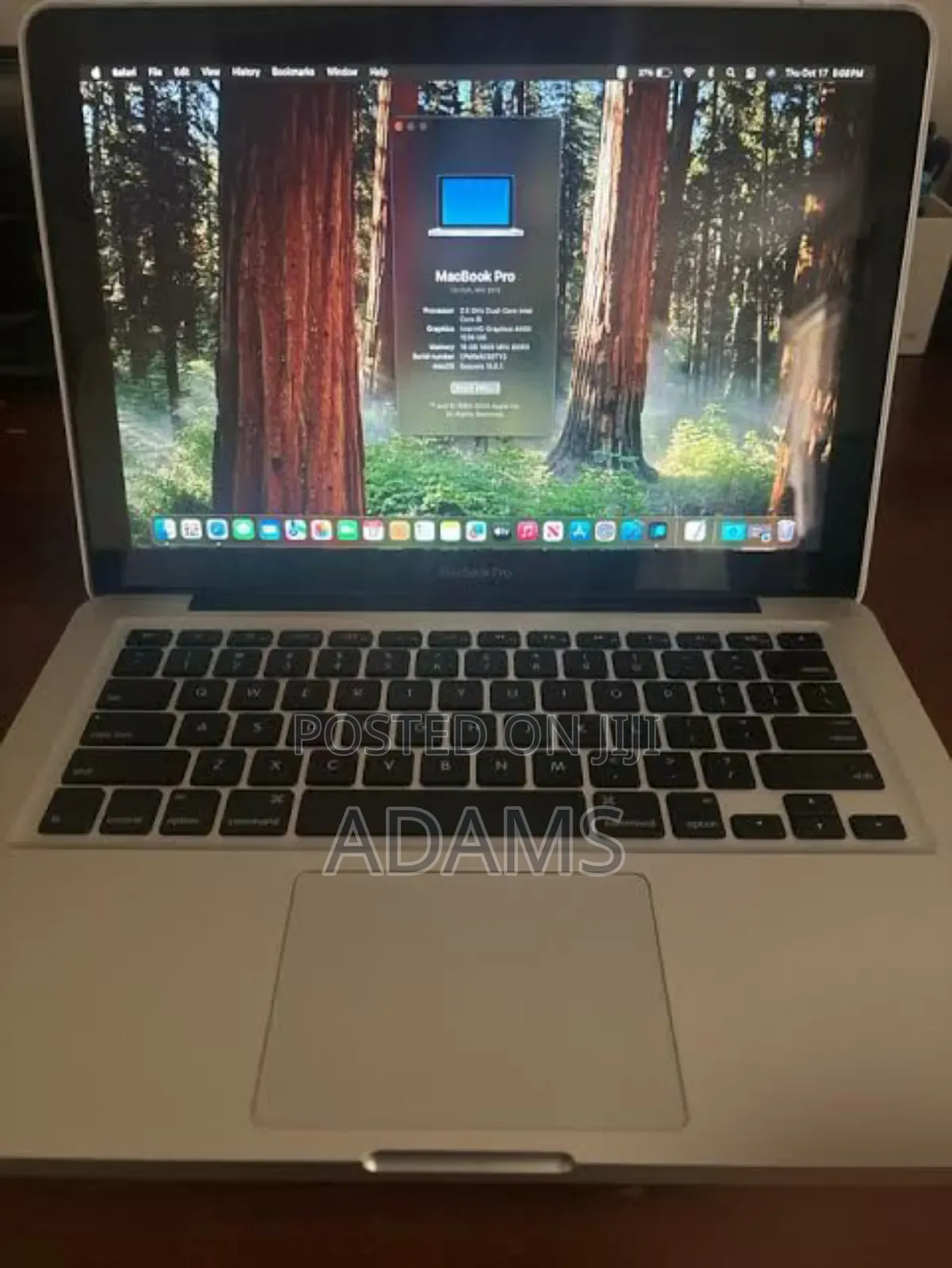 Laptop Apple MacBook 2012 8GB Intel Core i5 HDD 500GB