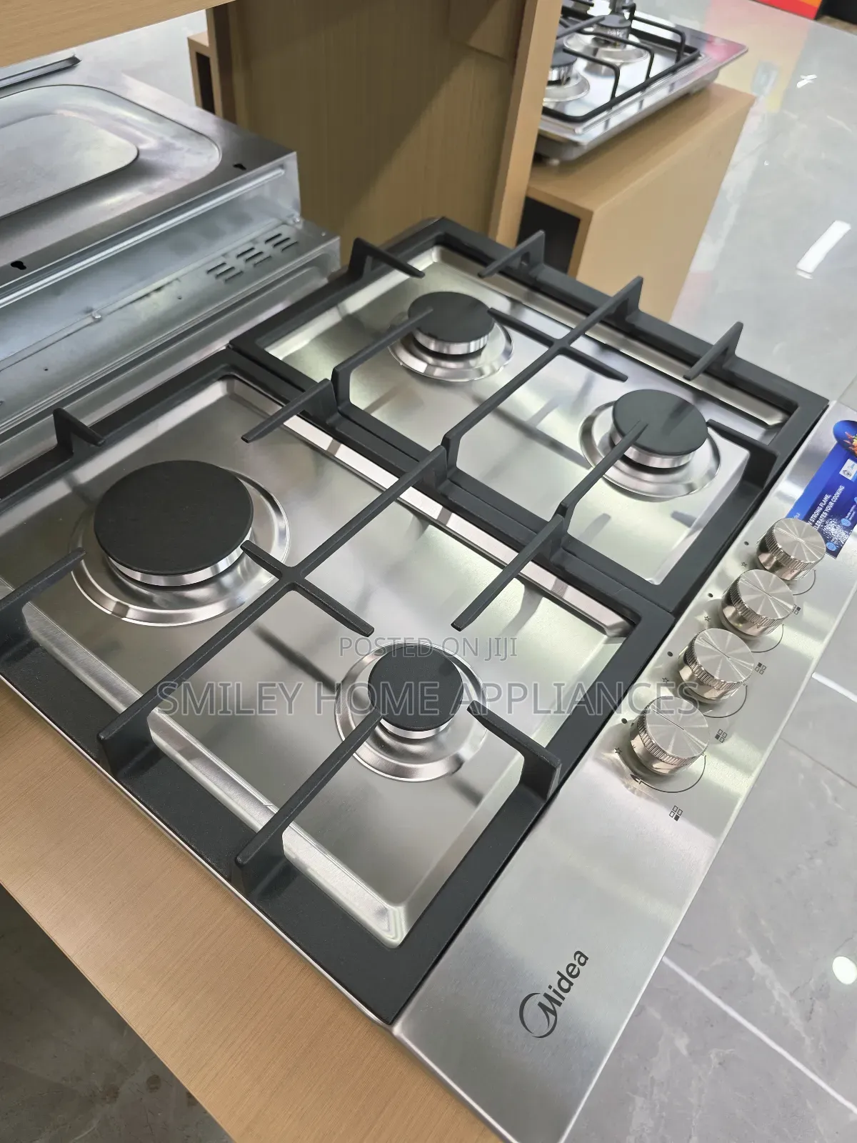 60cm*60cm Midea Built-in Stainless Steel Full Gas Hob at 20% Discount