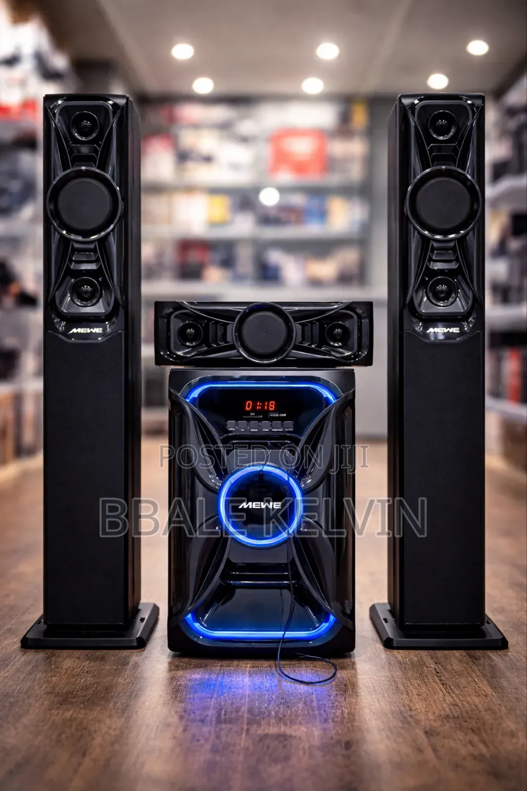 Mewe 3.1ch Home Theatre System 2 Tall Boys