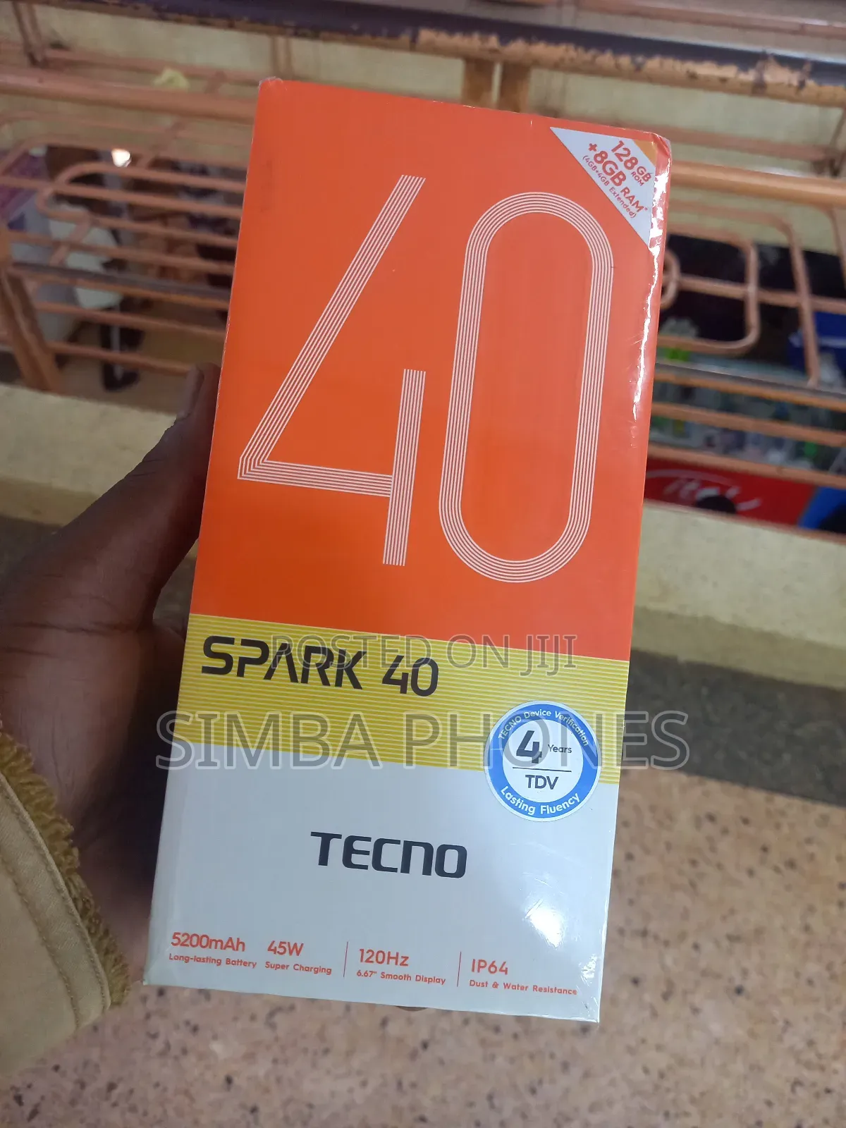 New Tecno Spark 40 128 GB Black
