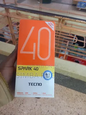 New Tecno Spark 40 128 GB Black