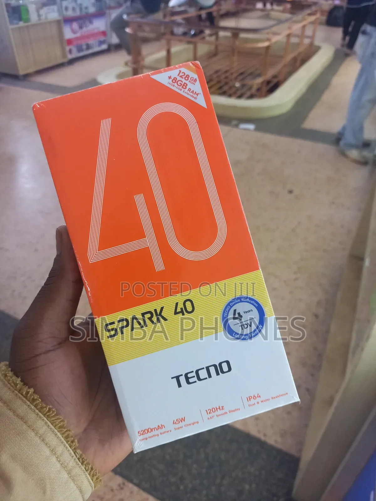 New Tecno Spark 40 128 GB Blue