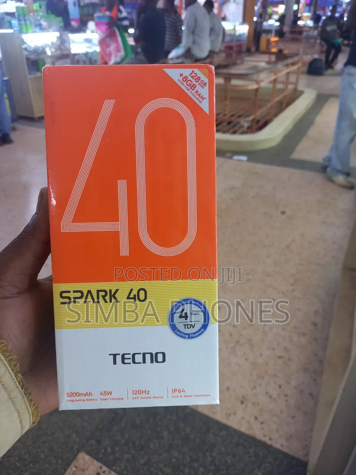New Tecno Spark 40 128 GB Gold