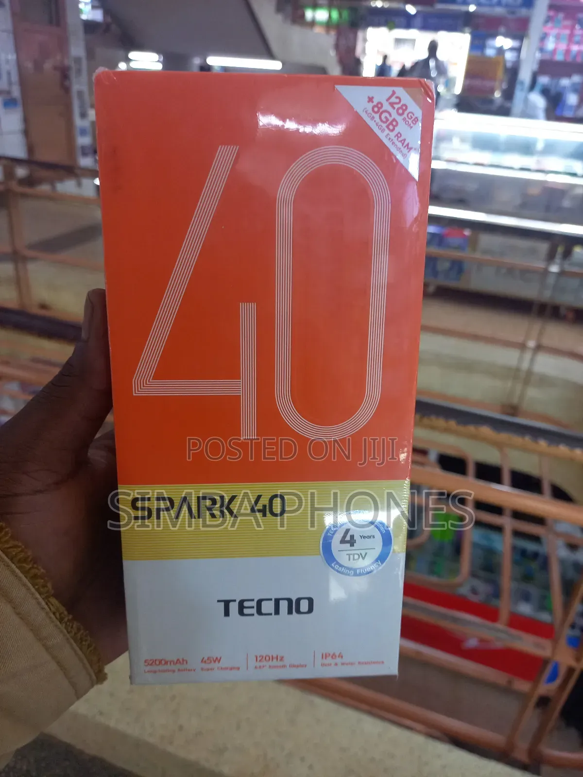 New Tecno Spark 40 128 GB Gray