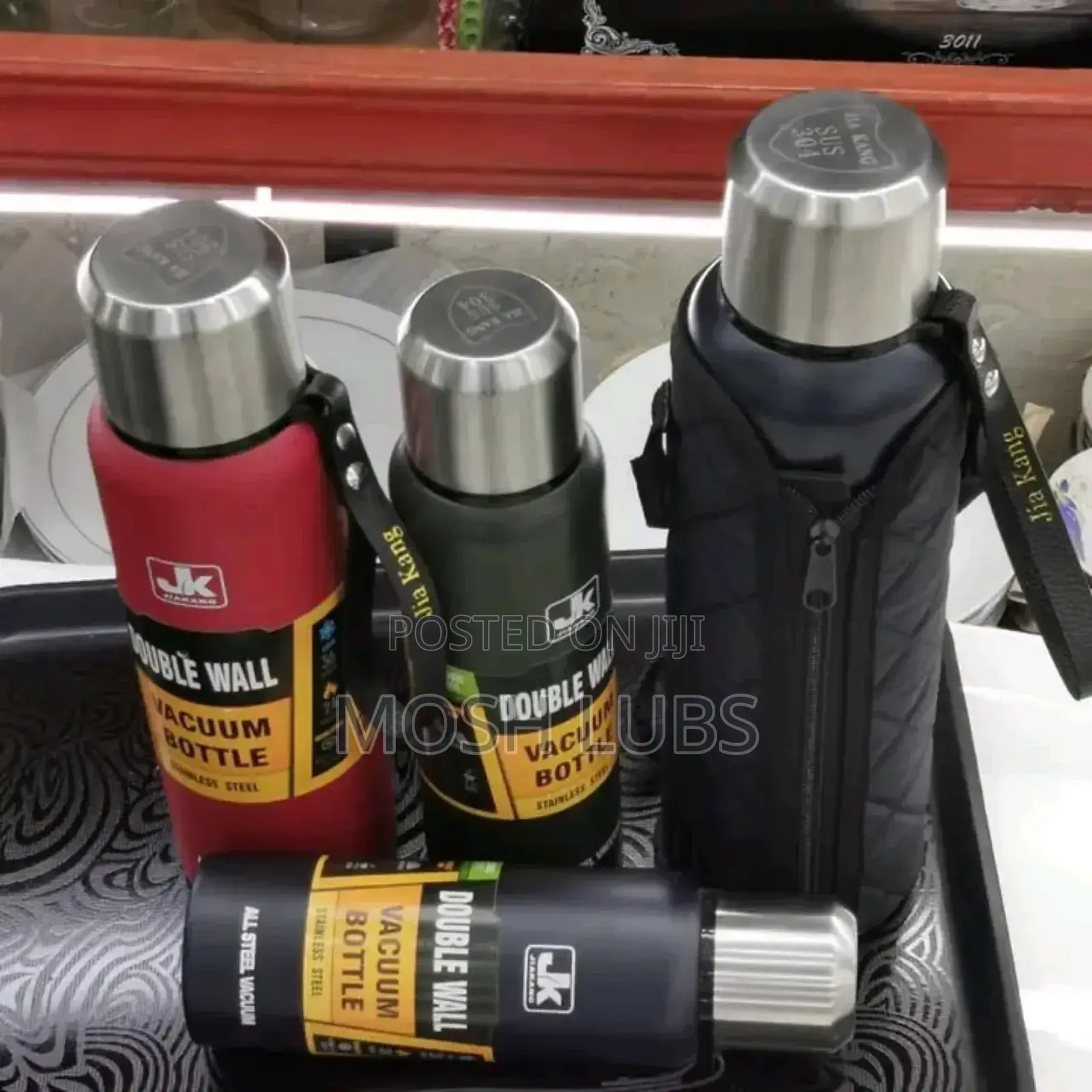 Double Wall Vaccum Flask ~Stainless