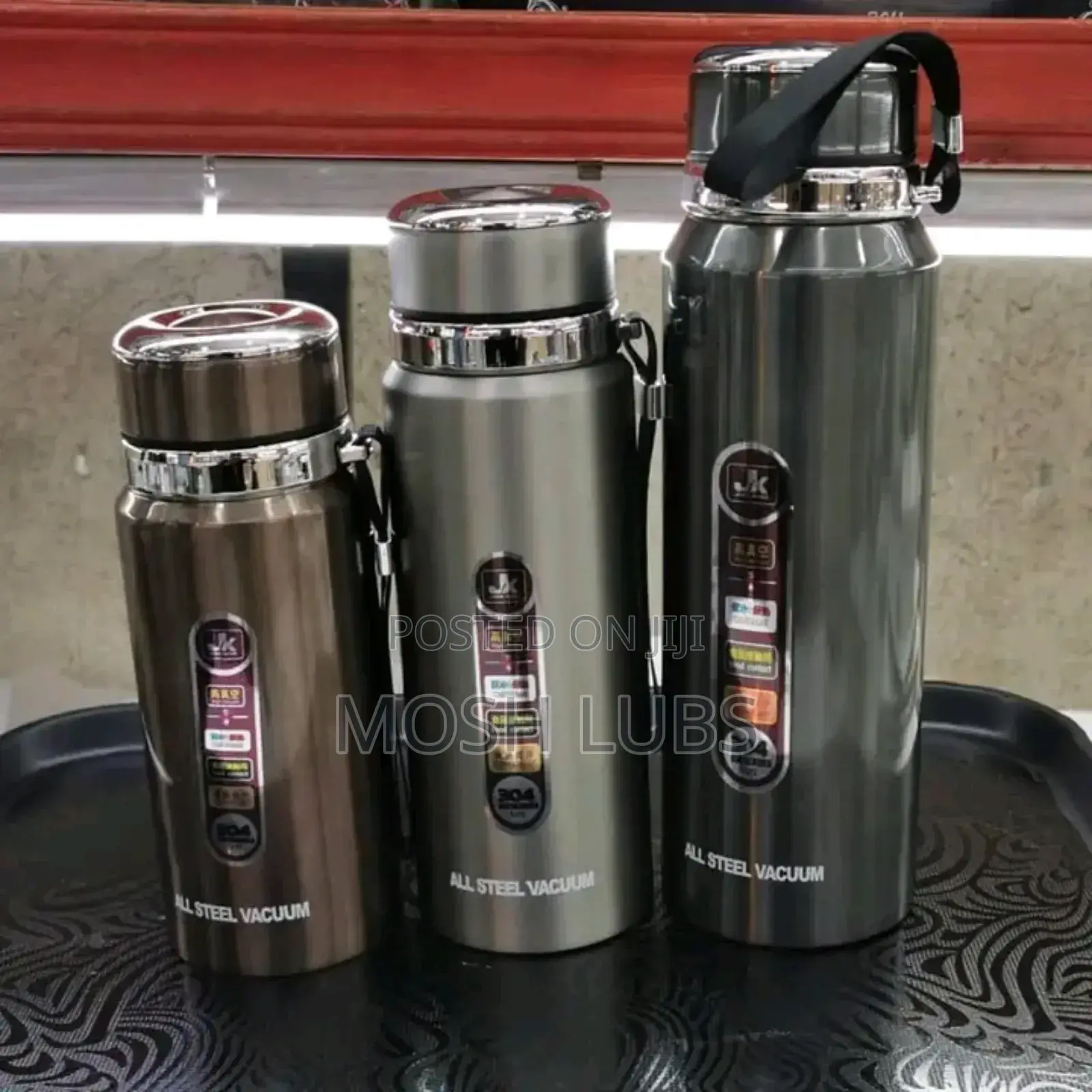 Double Wall Vaccum Flask ~Stainless