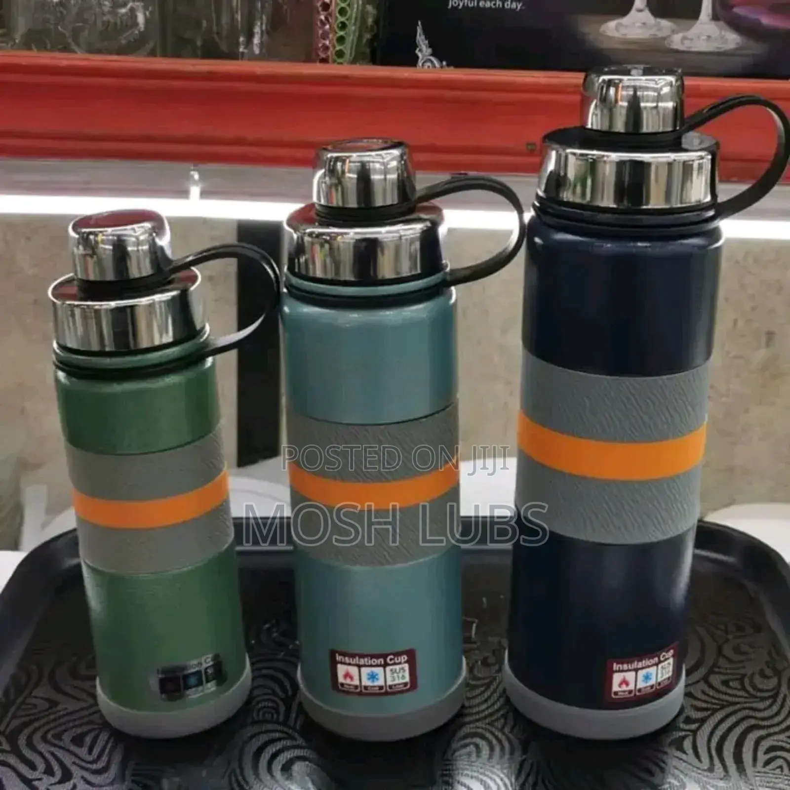 Double Wall Vaccum Flask ~Stainless