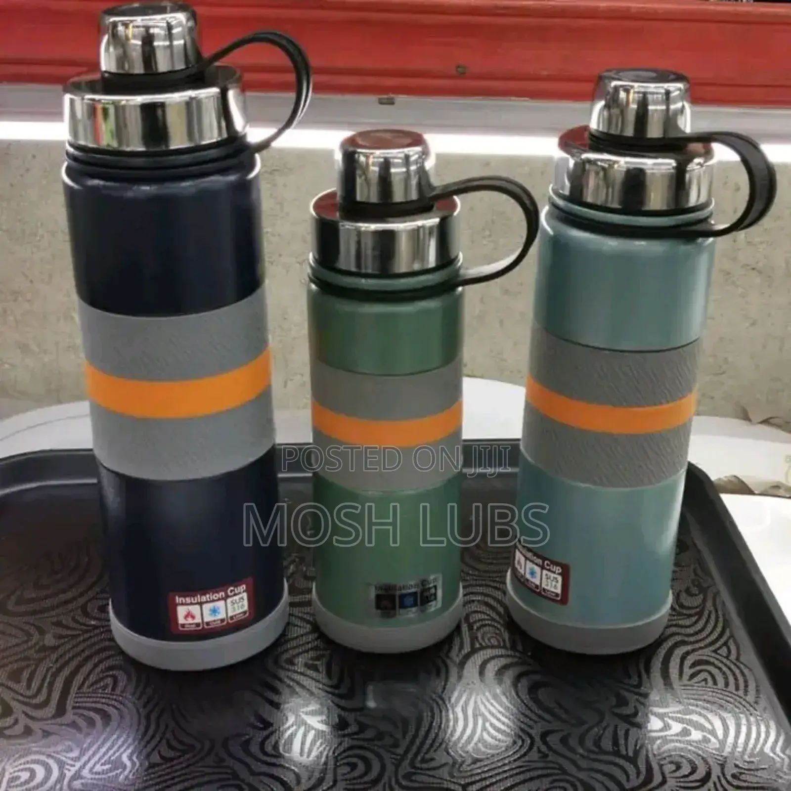 Double Wall Vaccum Flask ~Stainless