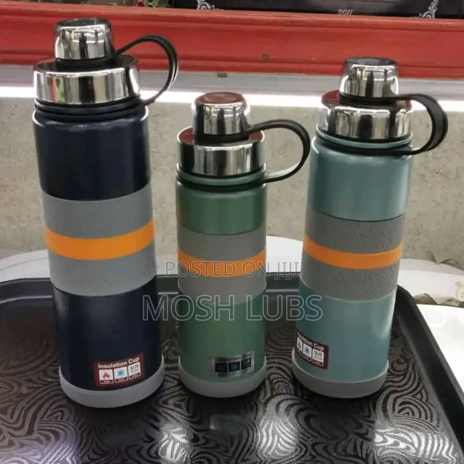 Double Wall Vaccum Flask ~Stainless