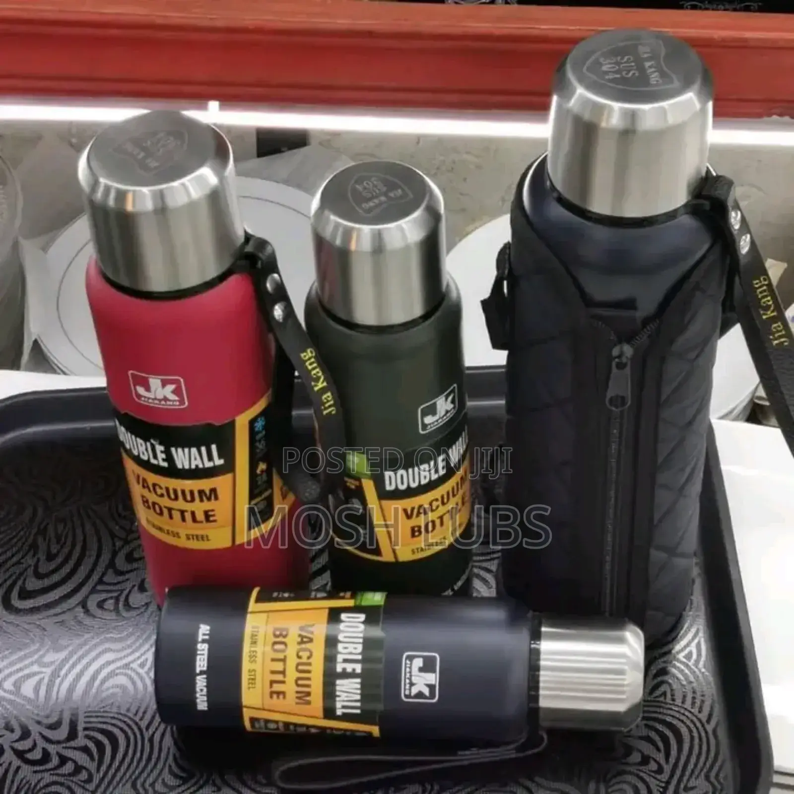 Double Wall Vaccum Flask ~Stainless