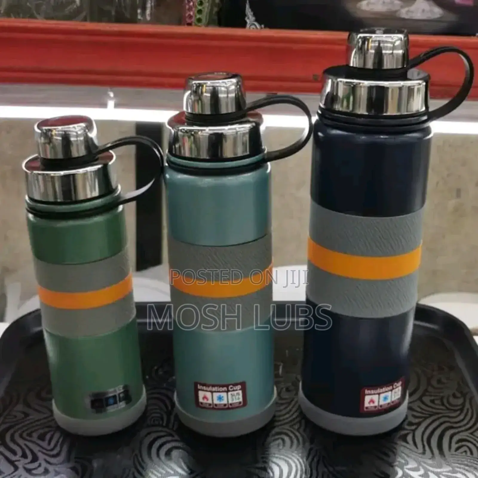 Double Wall Vaccum Flask ~Stainless