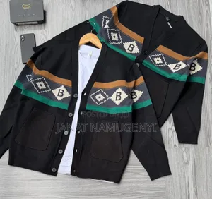 Buttoned Designed Unisex Sweaters Available