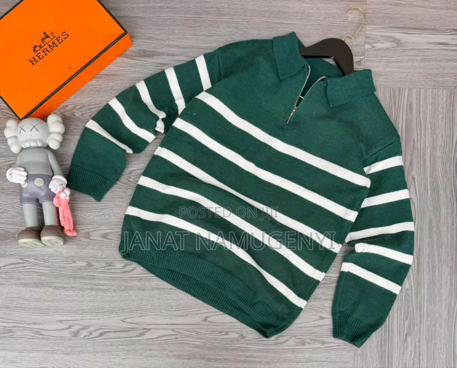 Big Striped Zipped Sweaters
