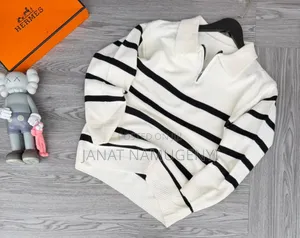 Big Striped Zipped Sweaters