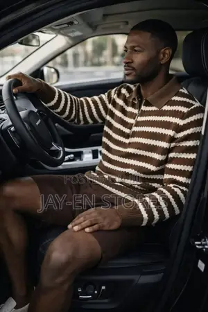 Small Striped Zipped Sweaters