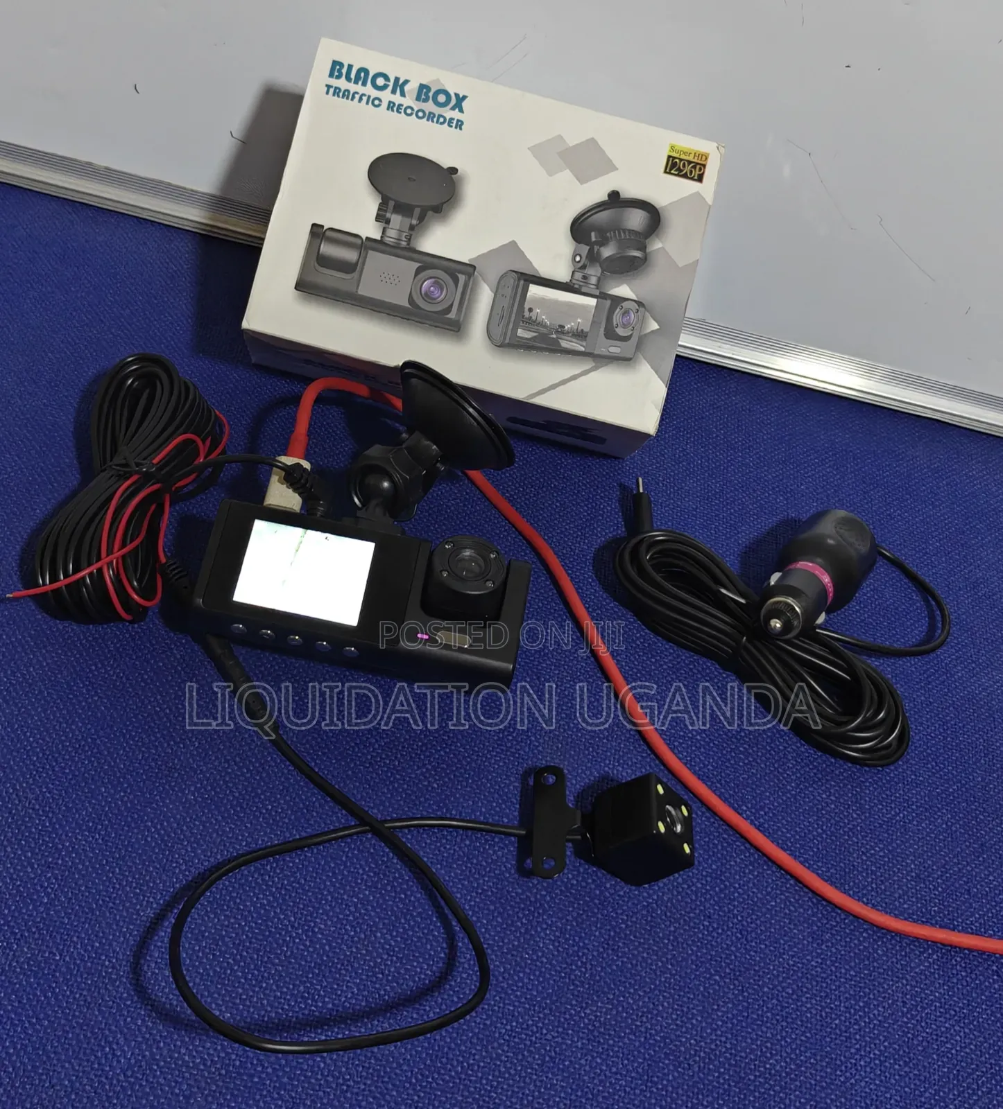 Dash Cam (Front, Rear Inside Cameras + Memory Card Support) –