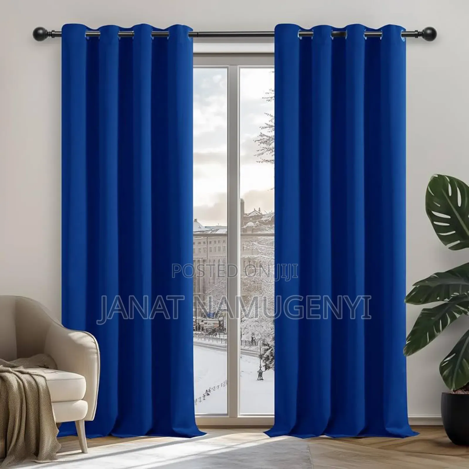 Plain Curtains Available in 3metres