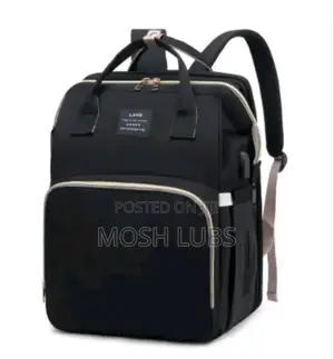 Multipurpose Mothercare Diaper Backpack With A Travel Basinet