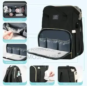 Multipurpose Mothercare Diaper Backpack With A Travel Basinet
