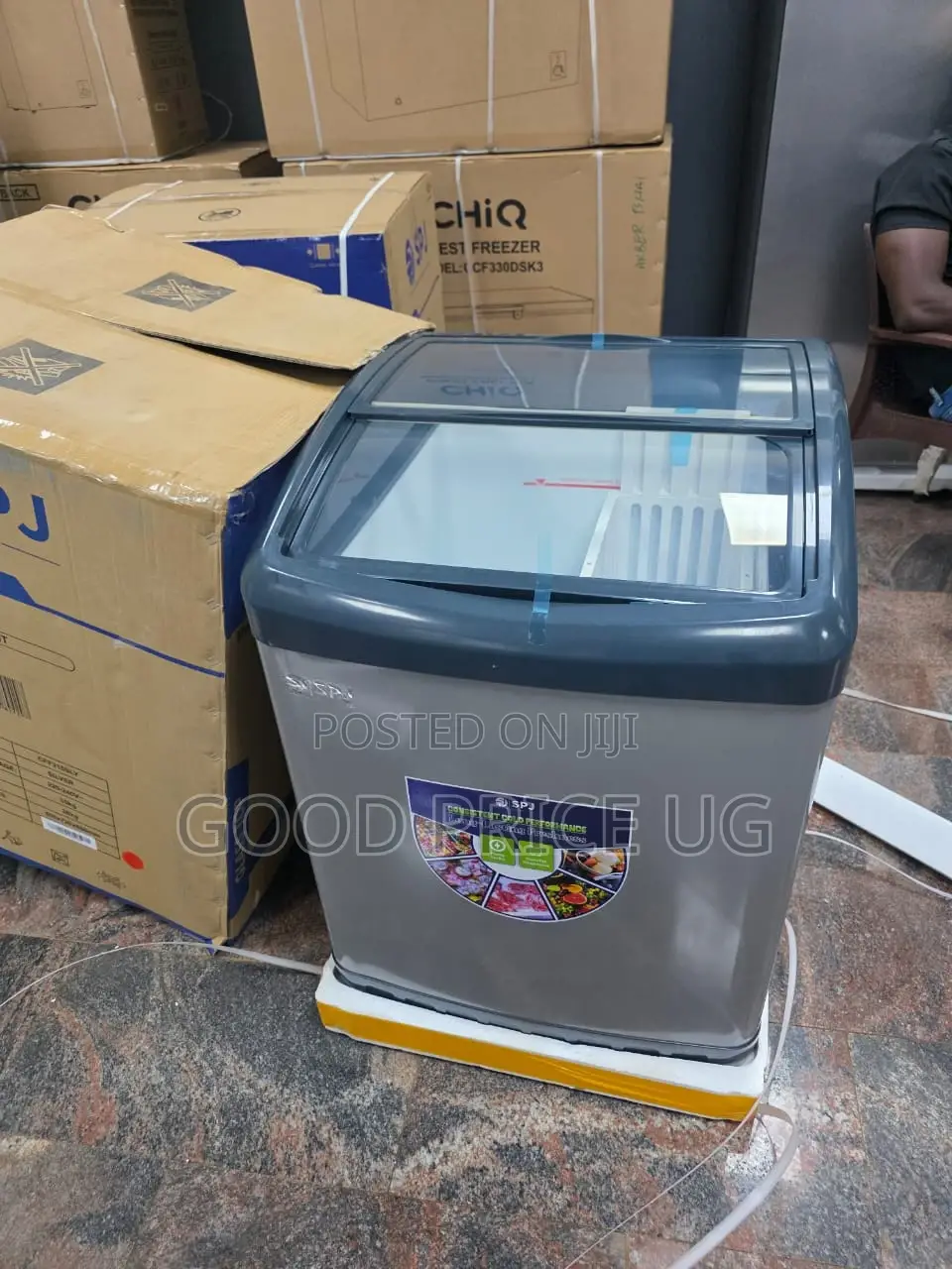 SPJ Chest Freezer, Model Cff215sly. 215l