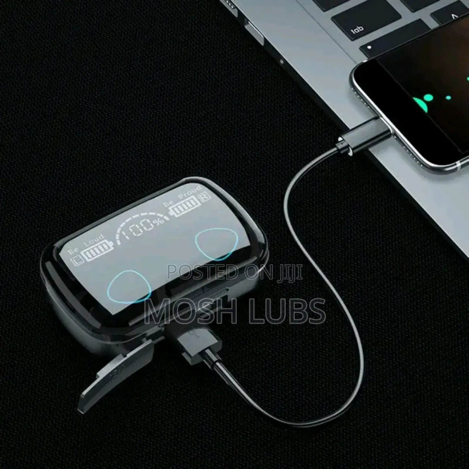 M10 Smart Boom Bass Sounds Earbuds With an Inbuilt Power Bank