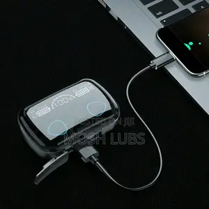 M10 Smart Boom Bass Sounds Earbuds With an Inbuilt Power Bank