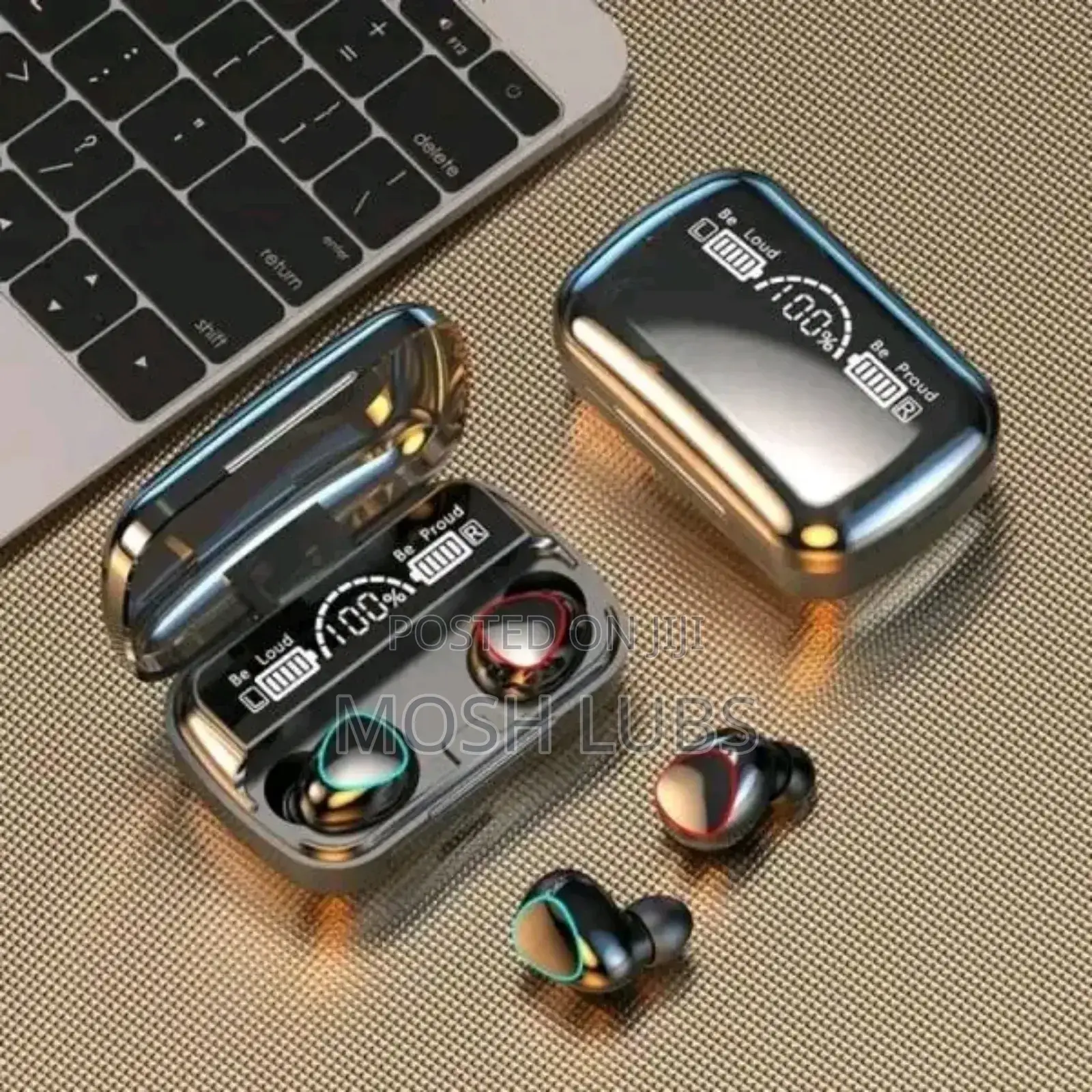 M10 Smart Boom Bass Sounds Earbuds With an Inbuilt Power Bank