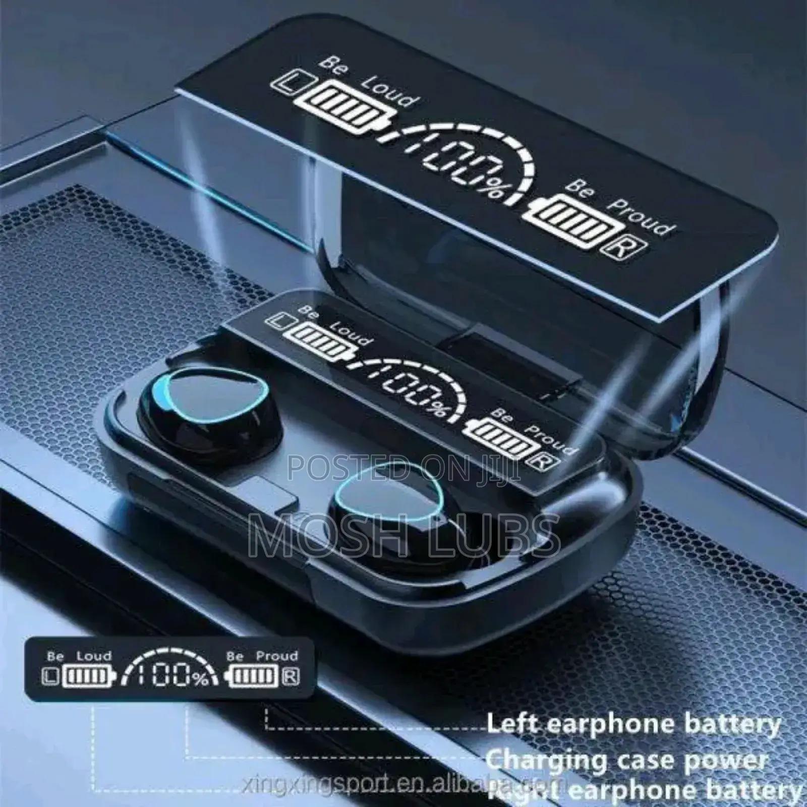M10 Smart Boom Bass Sounds Earbuds With an Inbuilt Power Bank