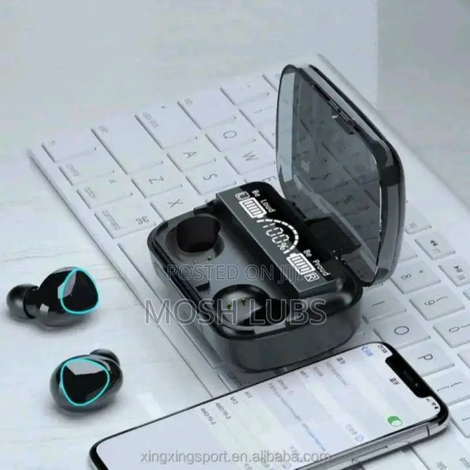 M10 Smart Boom Bass Sounds Earbuds With an Inbuilt Power Bank