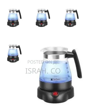 Hoffmans Glass Electrical Coffee Pot, 800ml (Model Hm-2591)
