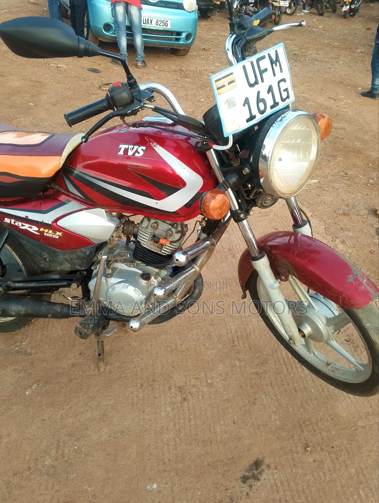TVS HLX 125 2023 Red