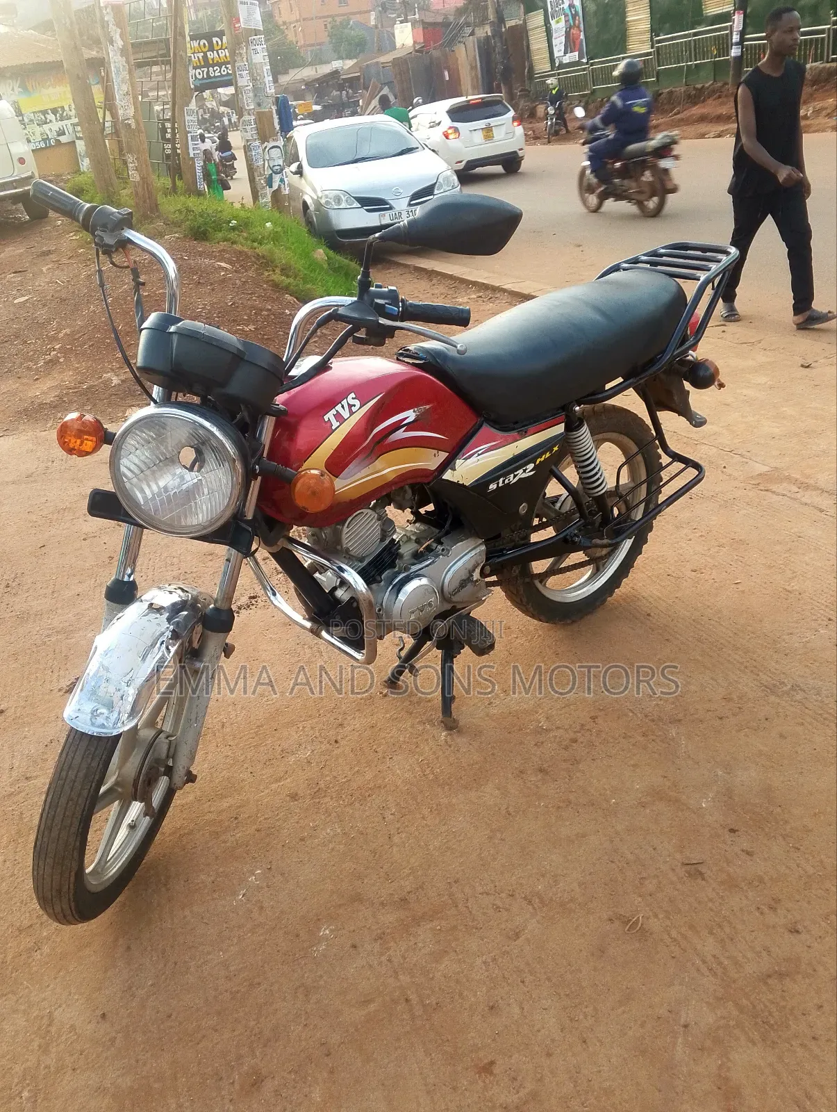 TVS XL 100 2019 Red