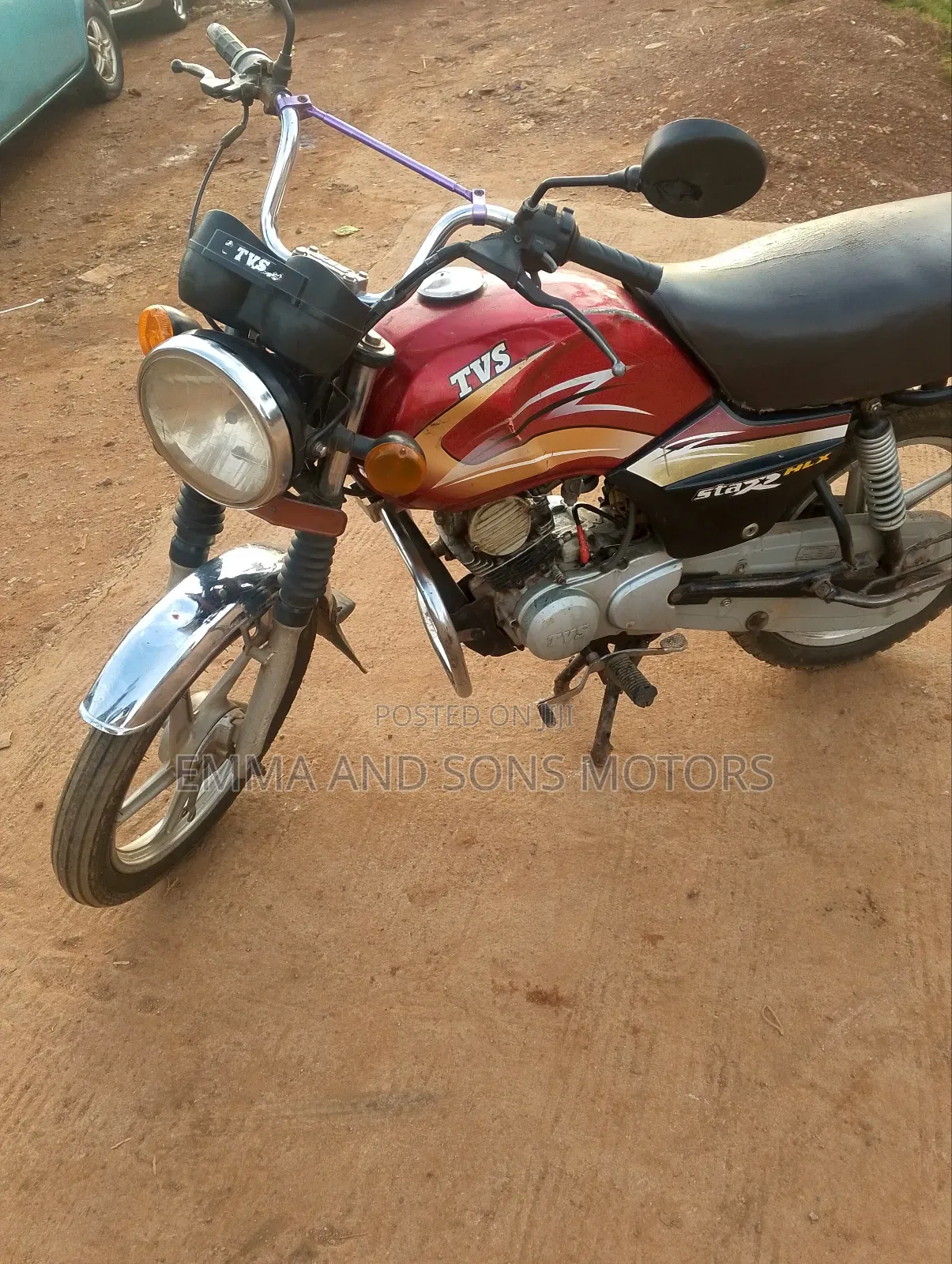 TVS XL 100 2019 Red