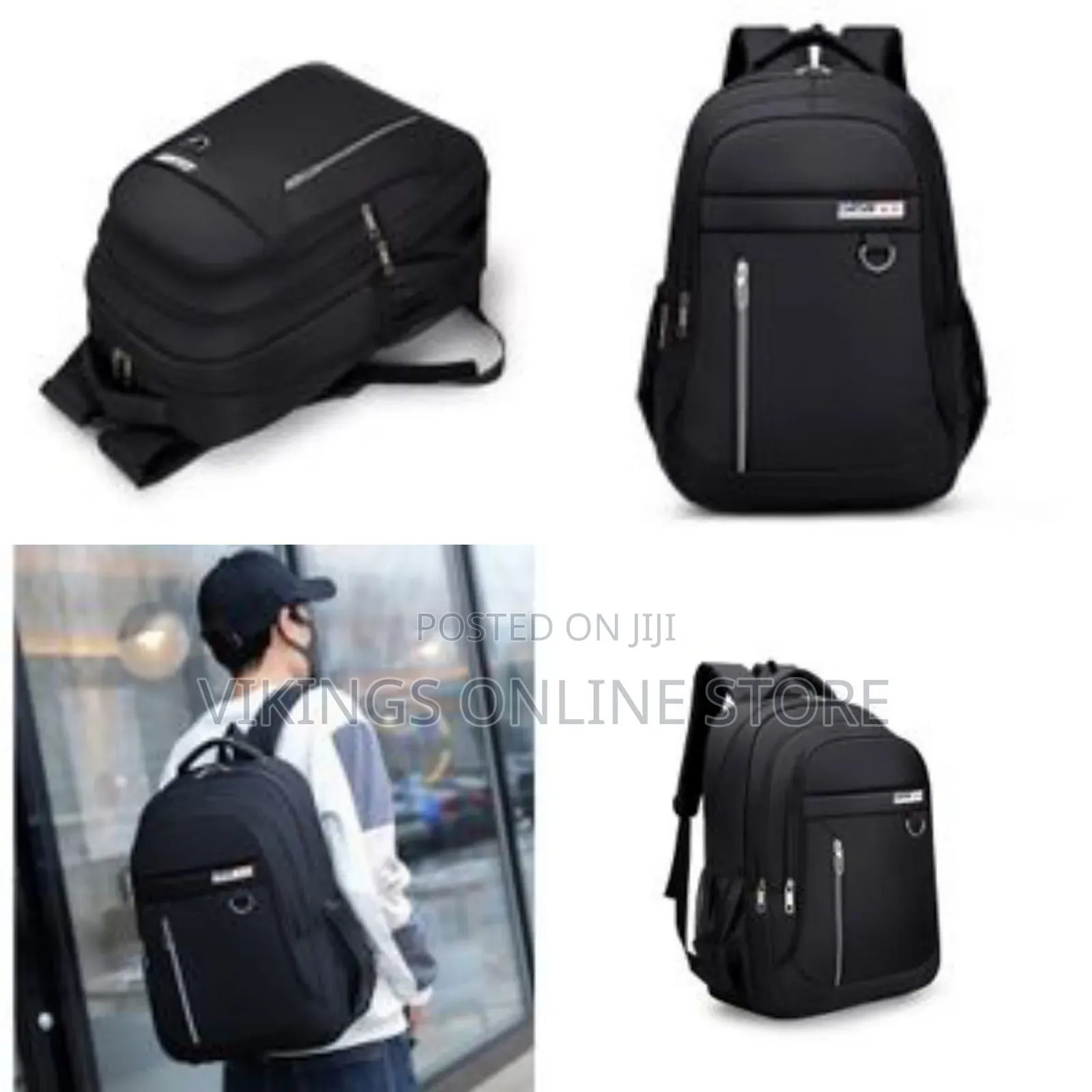 High-Capacity Fashion Backpack Laptop Bag Travelling Bag Oxford