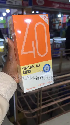 New Tecno Spark 40 Pro+ 256 GB Black
