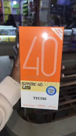 New Tecno Spark 40 Pro+ 256 GB Black