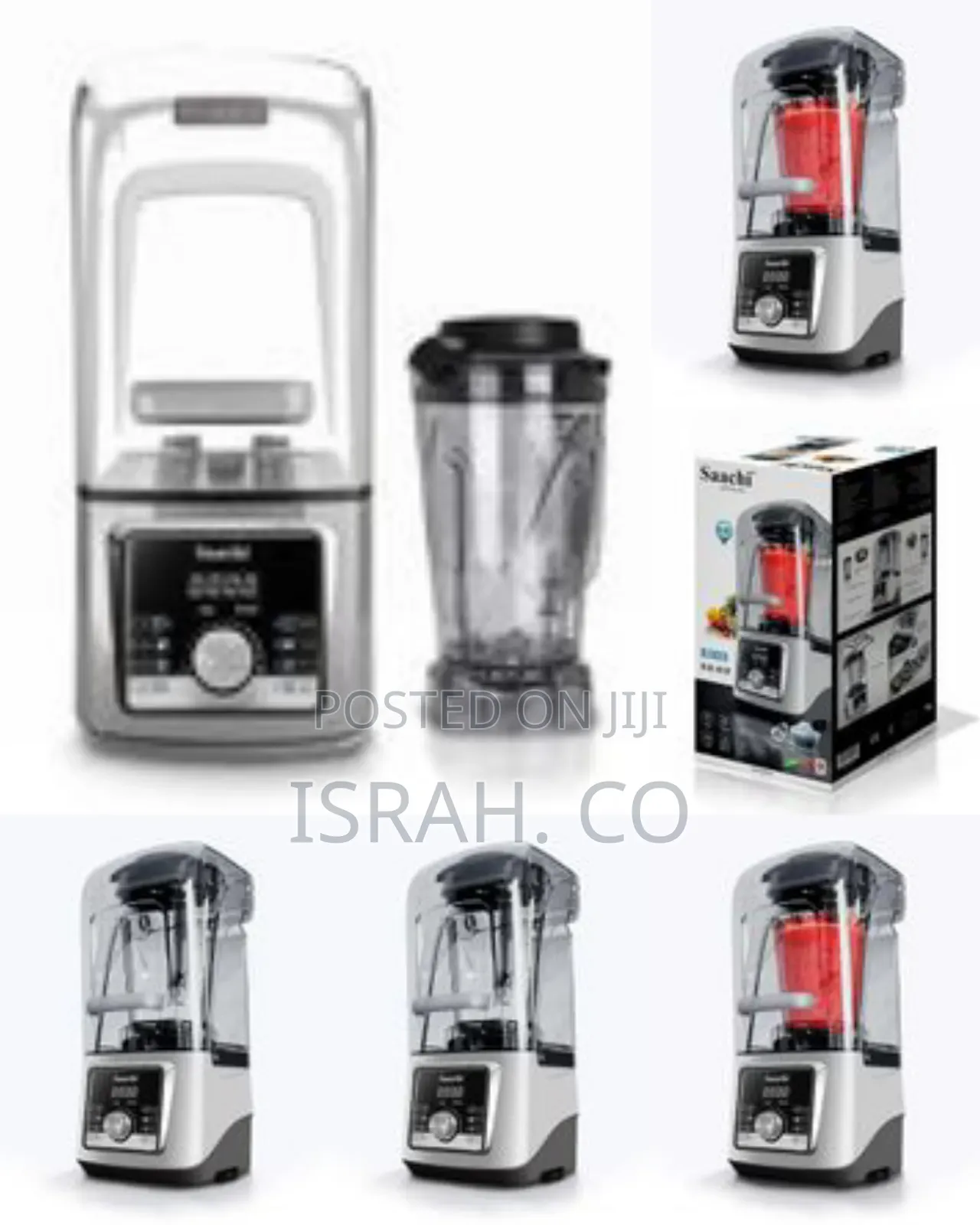 Professional High-Power Commercial Blender With Sound Enclosure