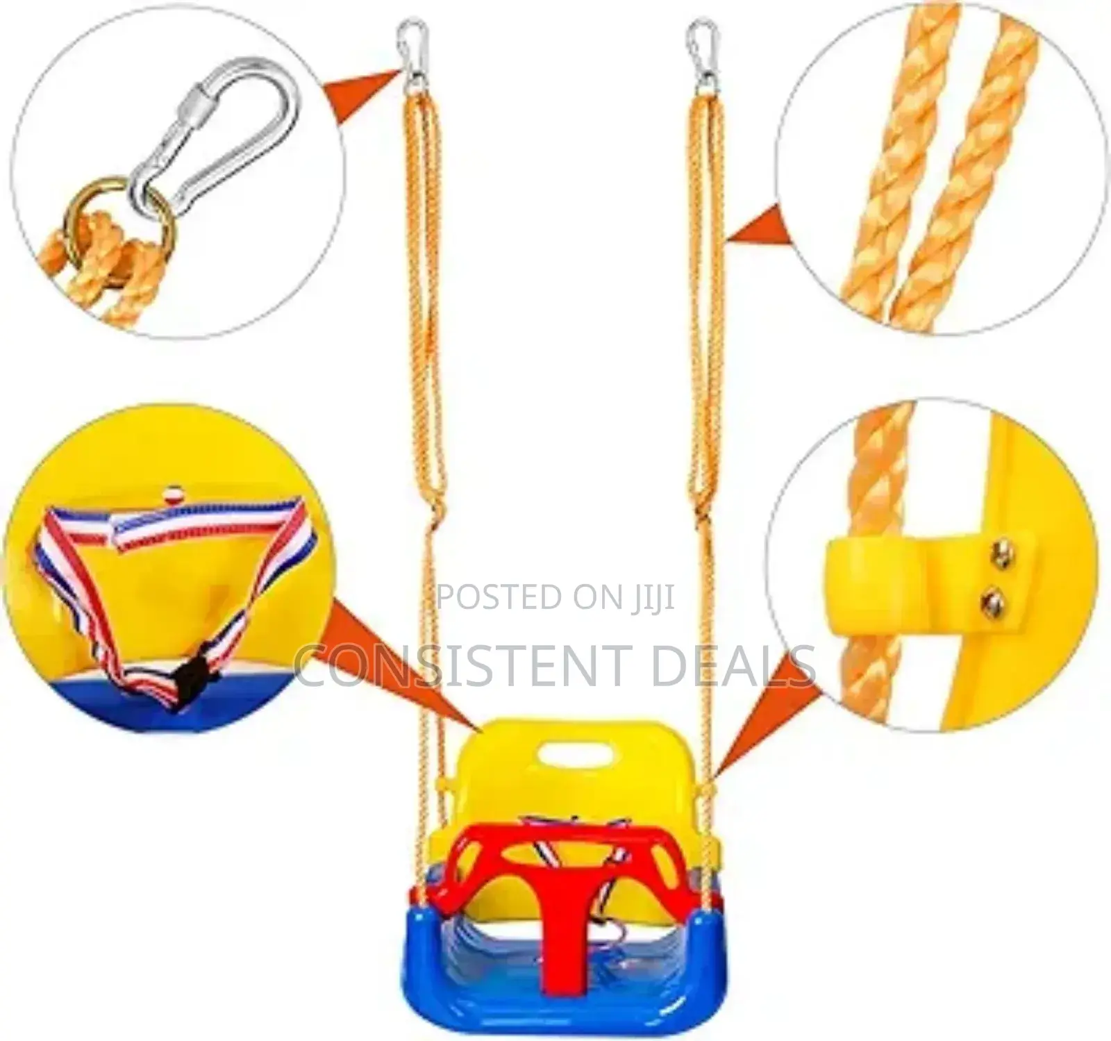 3-in-1 Baby Swing Seat, Toddler Swing