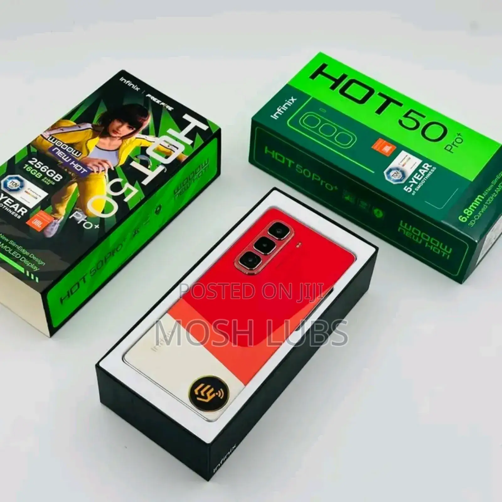 New Infinix Hot 50 Pro+ 4G 256 GB Red