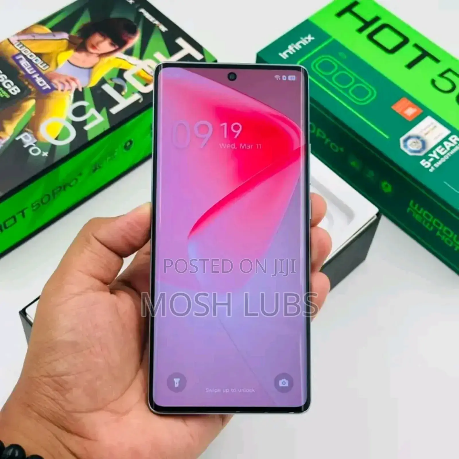 New Infinix Hot 50 Pro+ 4G 256 GB Red