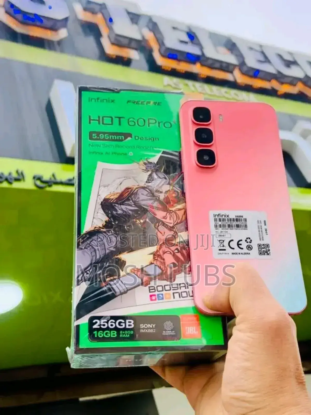 New Infinix Hot 60 Pro+ 128 GB Pink
