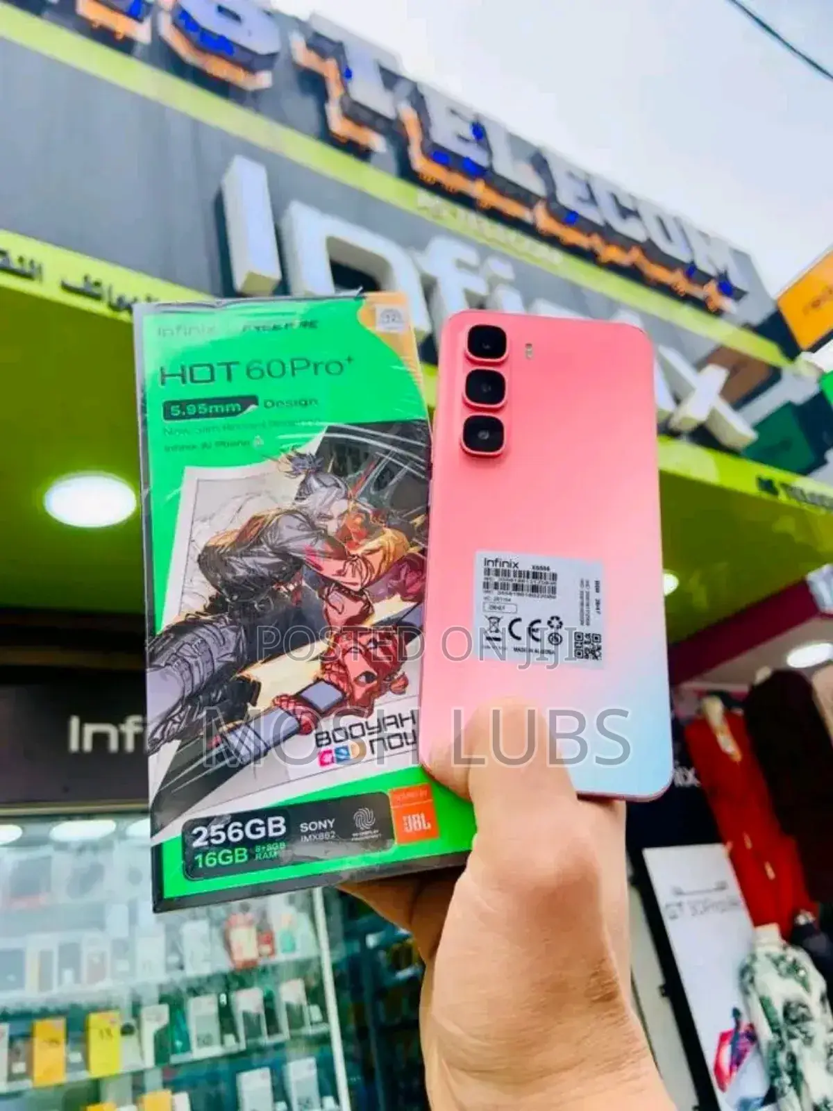 New Infinix Hot 60 Pro+ 128 GB Pink