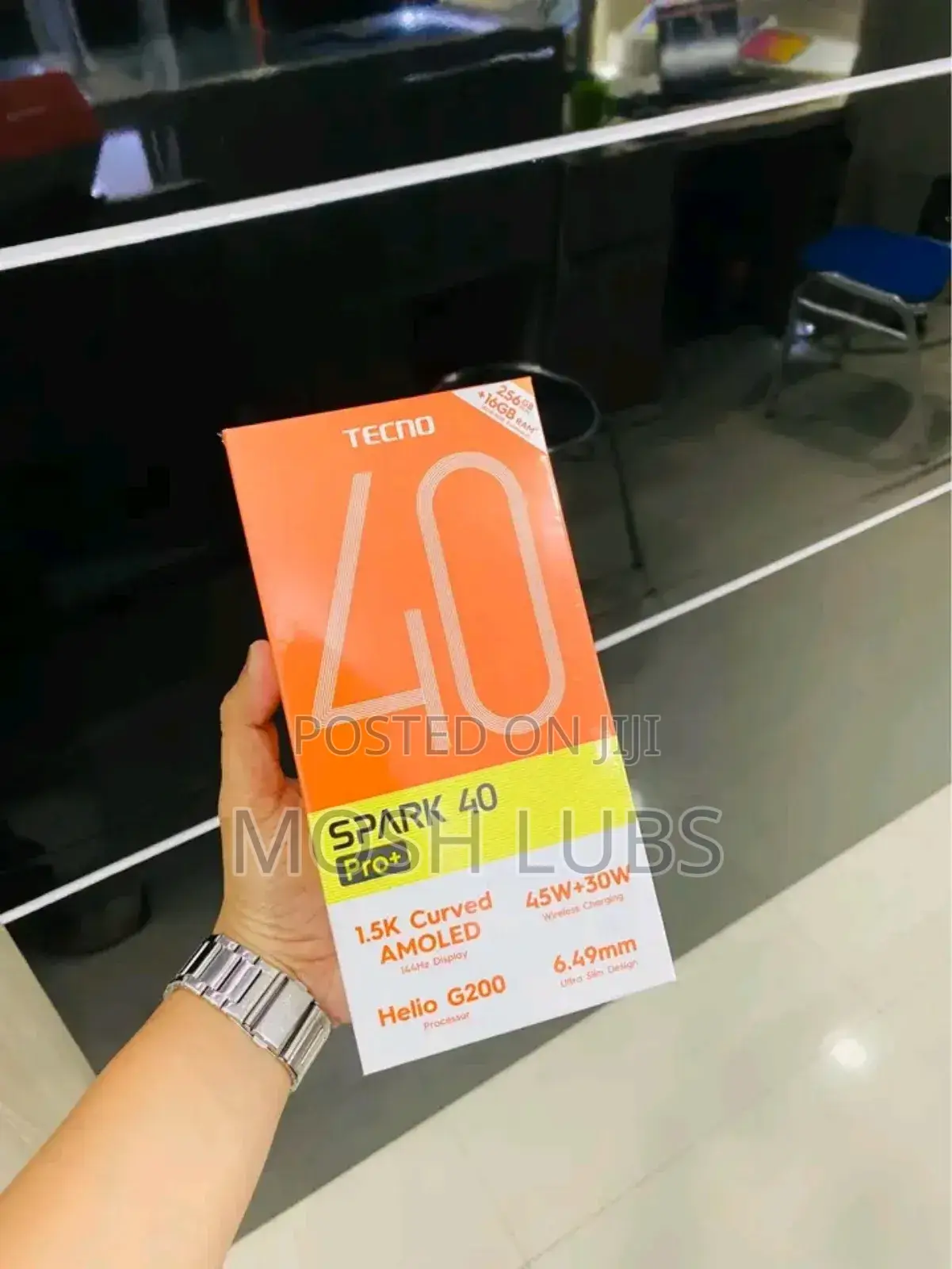 New Tecno Spark 40 Pro+ 256 GB Silver