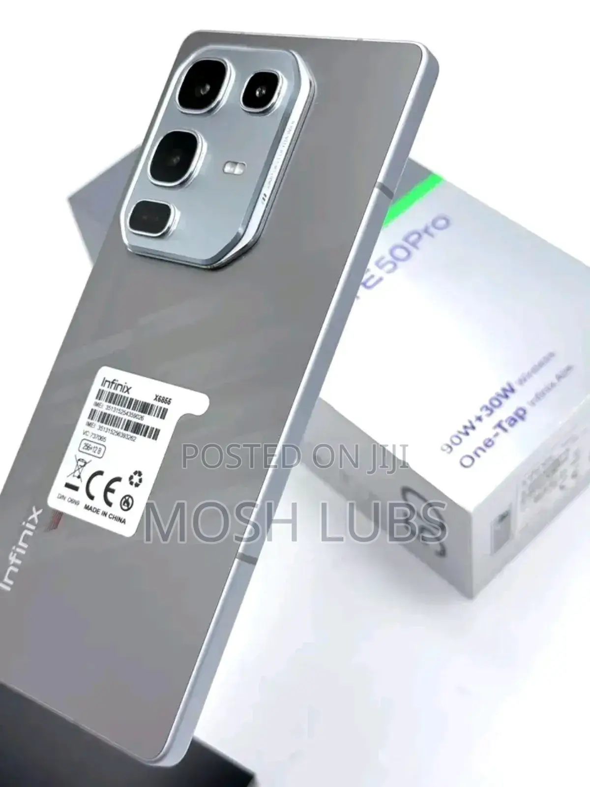 New Infinix Note 50 Pro 256 GB Silver
